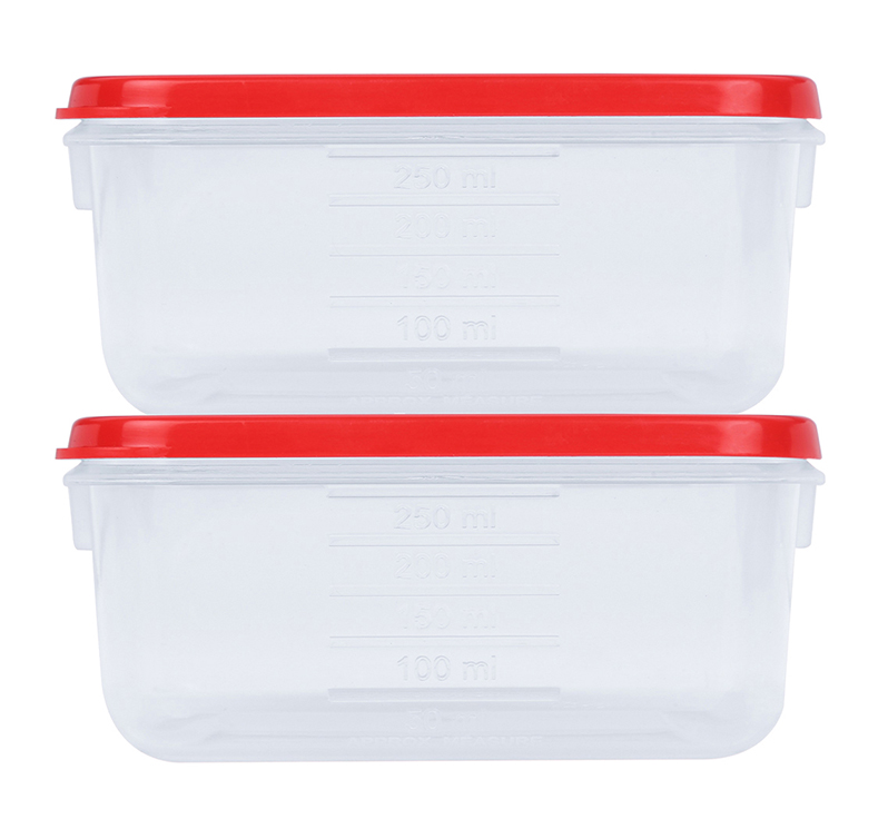 Polka Container (411 X 2) (1000 ml) (Assorted) (2 Pc Set) (36 Set Pk)